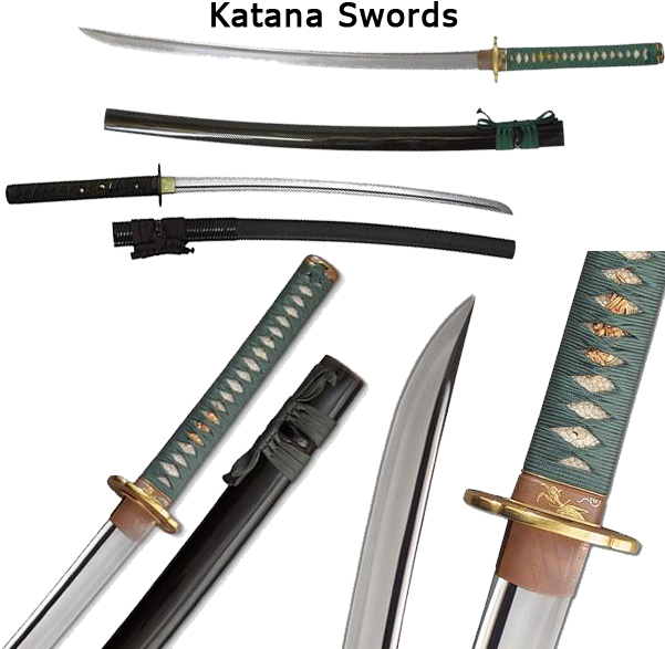 Espadas Samurai (600x600), Png Download