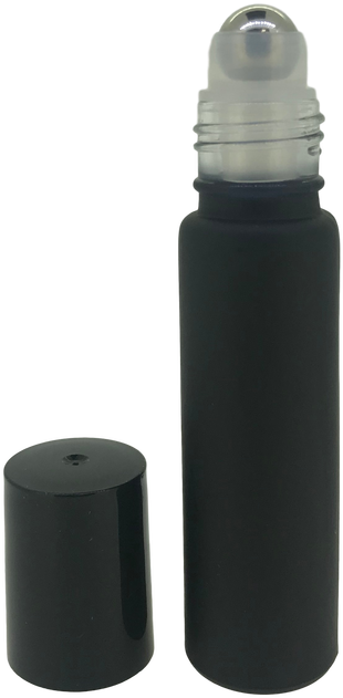 Banner Freeuse Stock Ml Black Glass - Black Roll On Bottles (345x659), Png Download