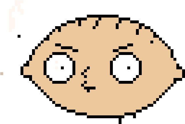 Stewie - Bobs Burgers Pixel Art (790x560), Png Download