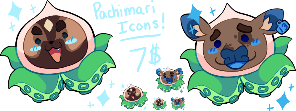 Pachimari Icon Commissions [closed] - Fur (1000x377), Png Download