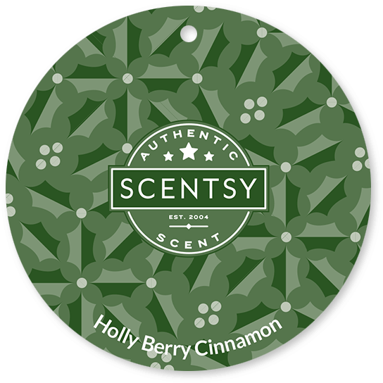Holly Berry Cinnamon Scent Circle - Scentsy Scent Pak Lush Gardenia (600x600), Png Download