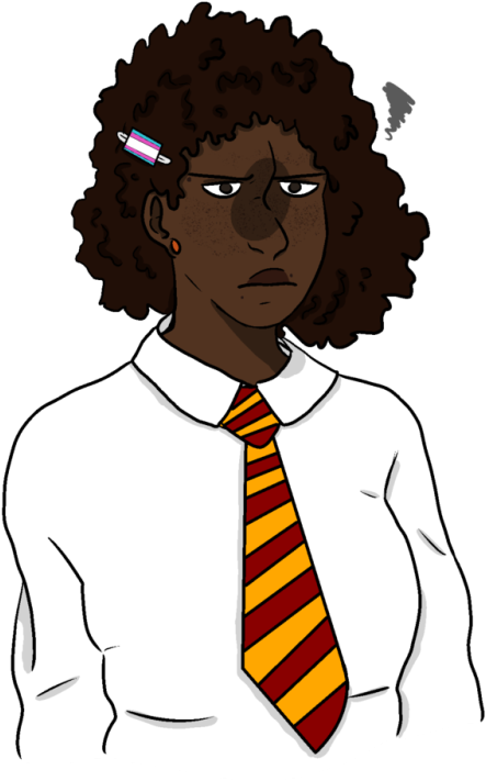 I Drew Hermione From Harry Potter - Illustration (477x750), Png Download