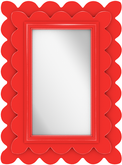 Capri Mirror Small - Jeff Gramm (1000x1000), Png Download