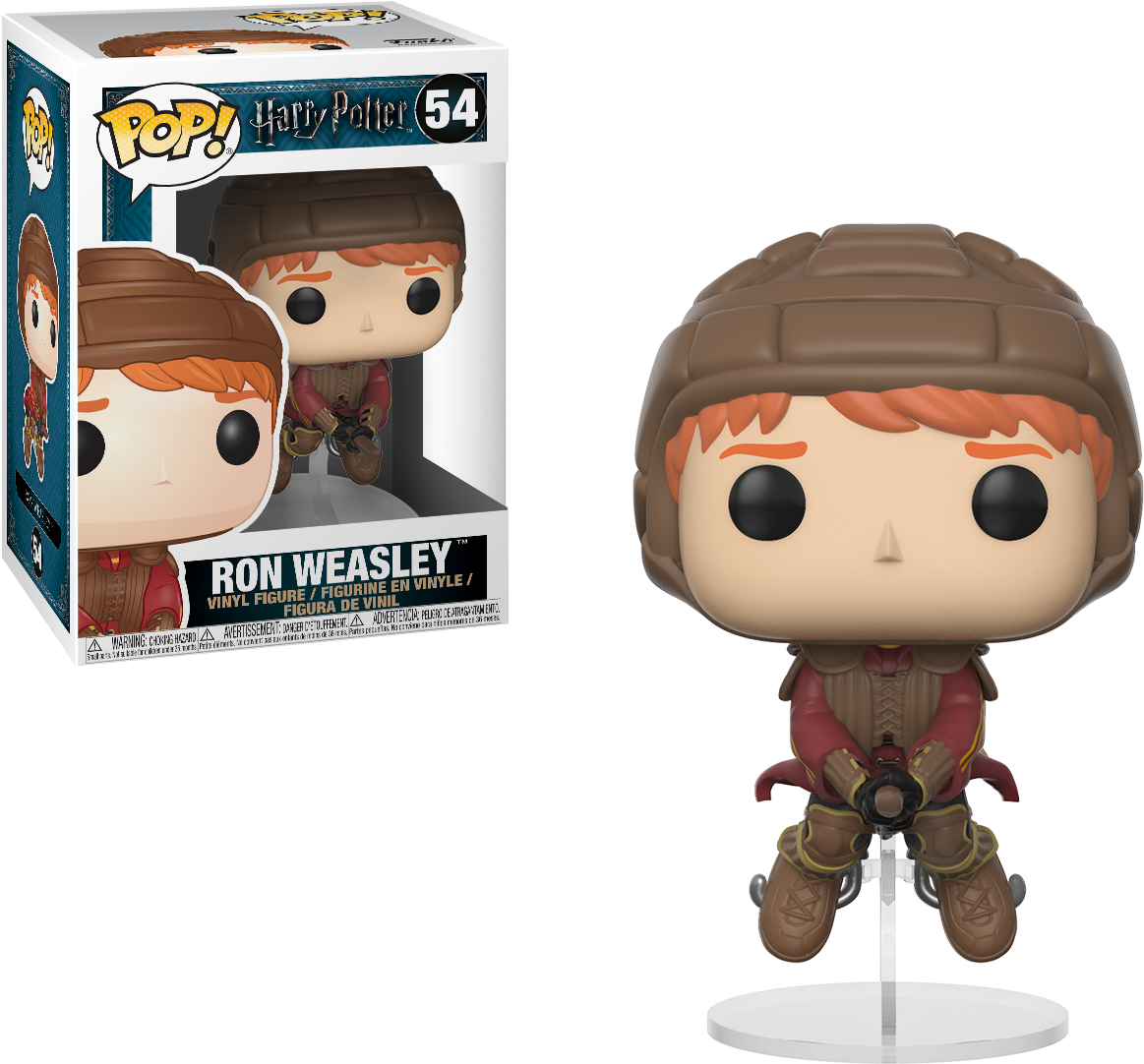 Harry Potter - Funko Pop! Movies: Harry Potter - Ron Weasley (1300x1300), Png Download