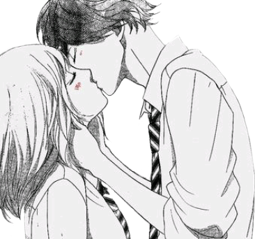 Anime Couple Kiss