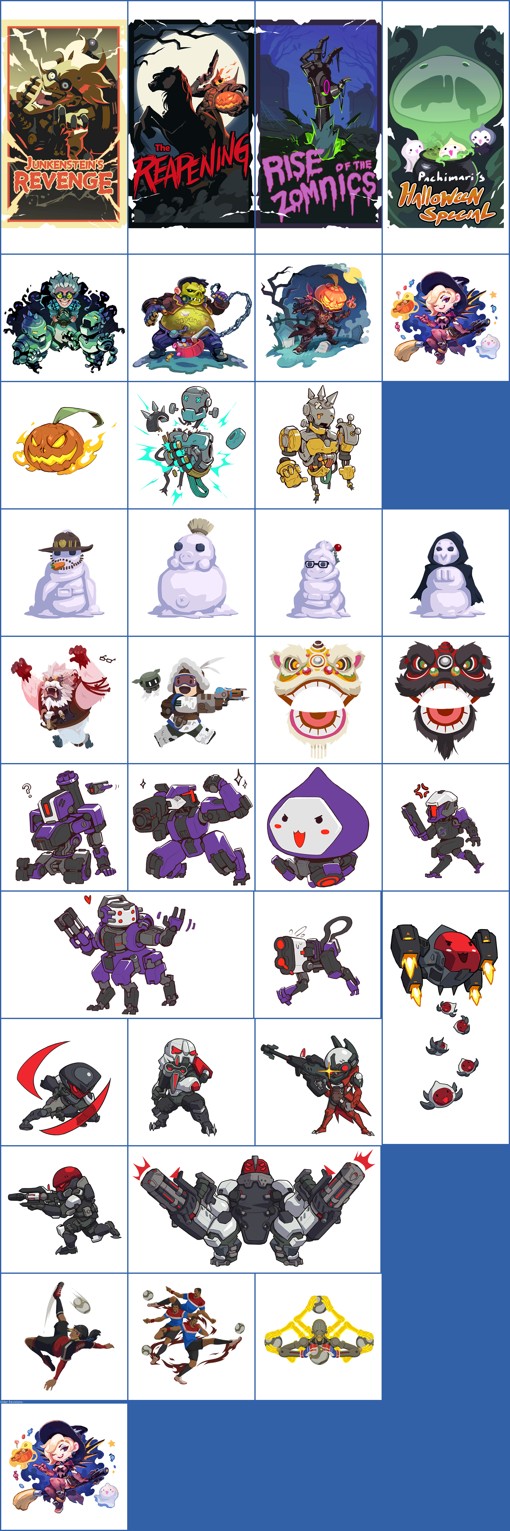 Click For Full Sized Image Event - Overwatch (2073x6214), Png Download