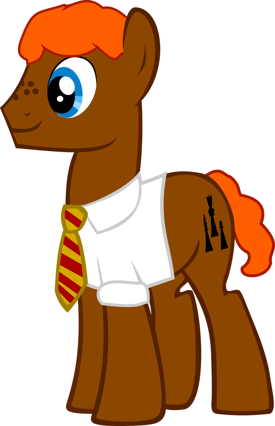Ron Weasley As A Pony By Asdflove - Ron As A Pony (900x1392), Png Download
