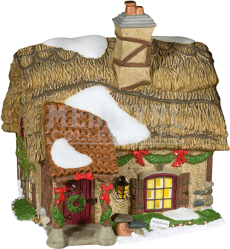 Dickens Village By Department - Department 56 Dickens Village Hollyberry Cottage (850x850), Png Download