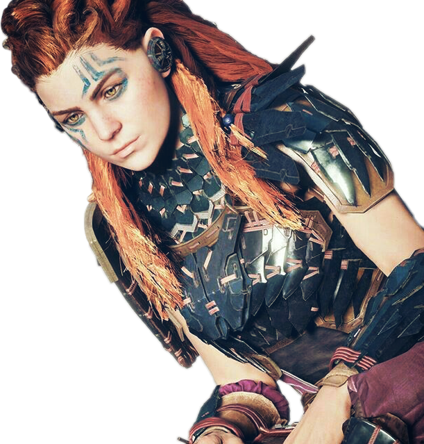 Horizon Zero Dawn Aloy Love (611x639), Png Download