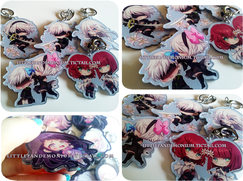 Automata- Keychains - Nier: Automata (870x658), Png Download