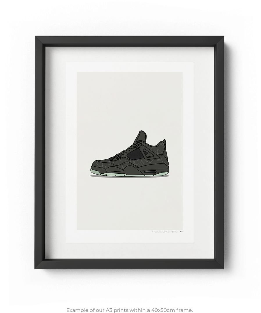 Jordan 4 Kaws Black Jordan 4 Kaws Black - Mens Nike Cortez Basic Leather Og Shoe (900x1202), Png Download