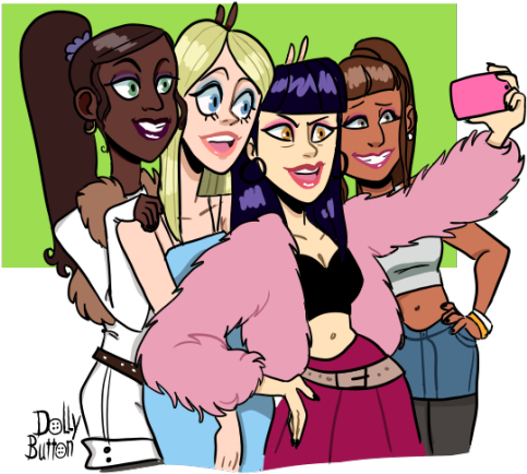 Bratz Art (500x445), Png Download