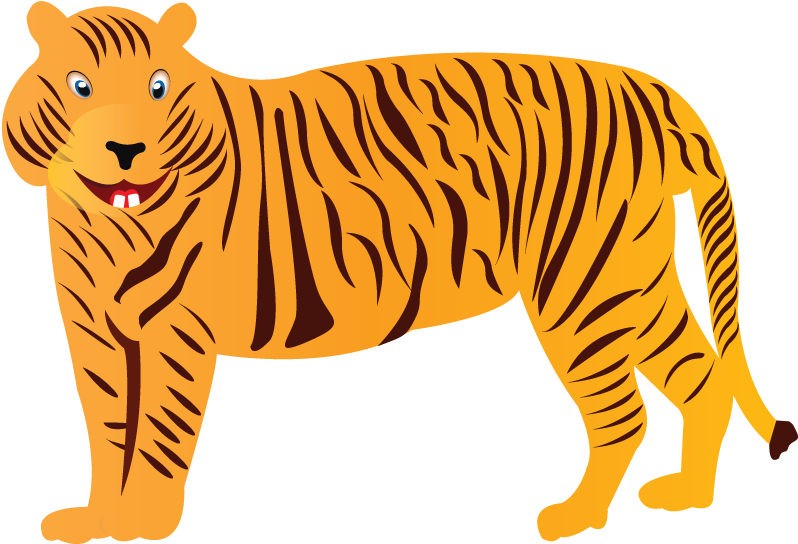 T T For Tiger - Bengal Tiger (1000x1000), Png Download