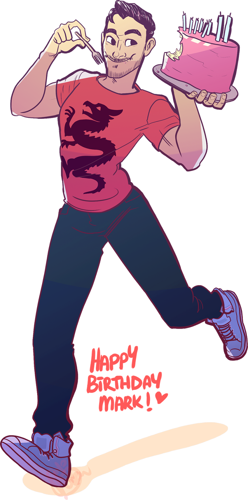 Markiplier©mark Fischback - Birthday (794x1600), Png Download