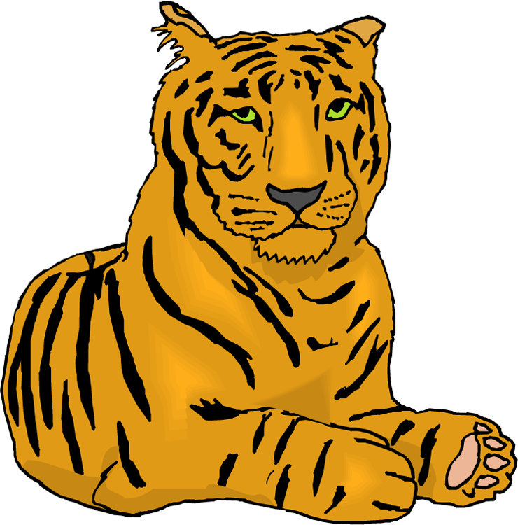 Tiger - Malvorlage Tigger (740x750), Png Download