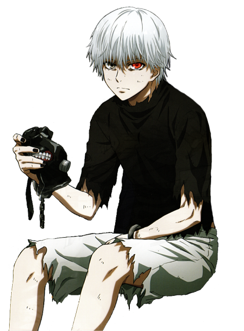 Kanneki-ken Deactivated - Tokyo Ghoul Manga Render (500x651), Png Download