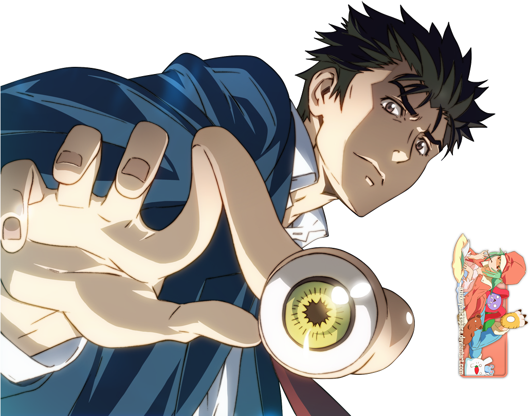 Shinichi Izumi Vs Kaneki Ken Rt - Kiseijuu Render (1100x814), Png Download