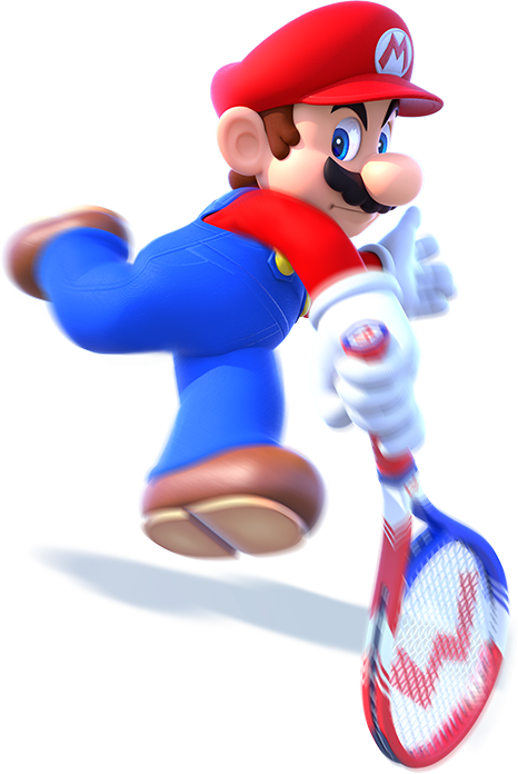 Mario-running - Mtus - Mario Tennis Ultra Smash Mario (466x696), Png Download
