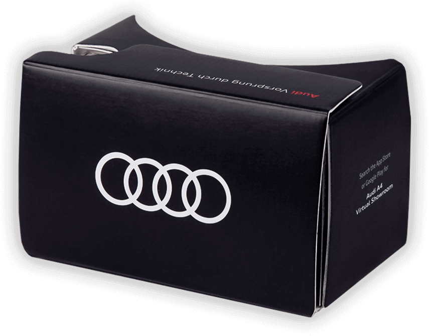Audi Branded Google Cardboard - Google Cardboard (861x675), Png Download