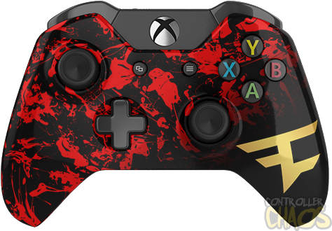 Faze - Custom Purple Xbox One Controller (474x340), Png Download