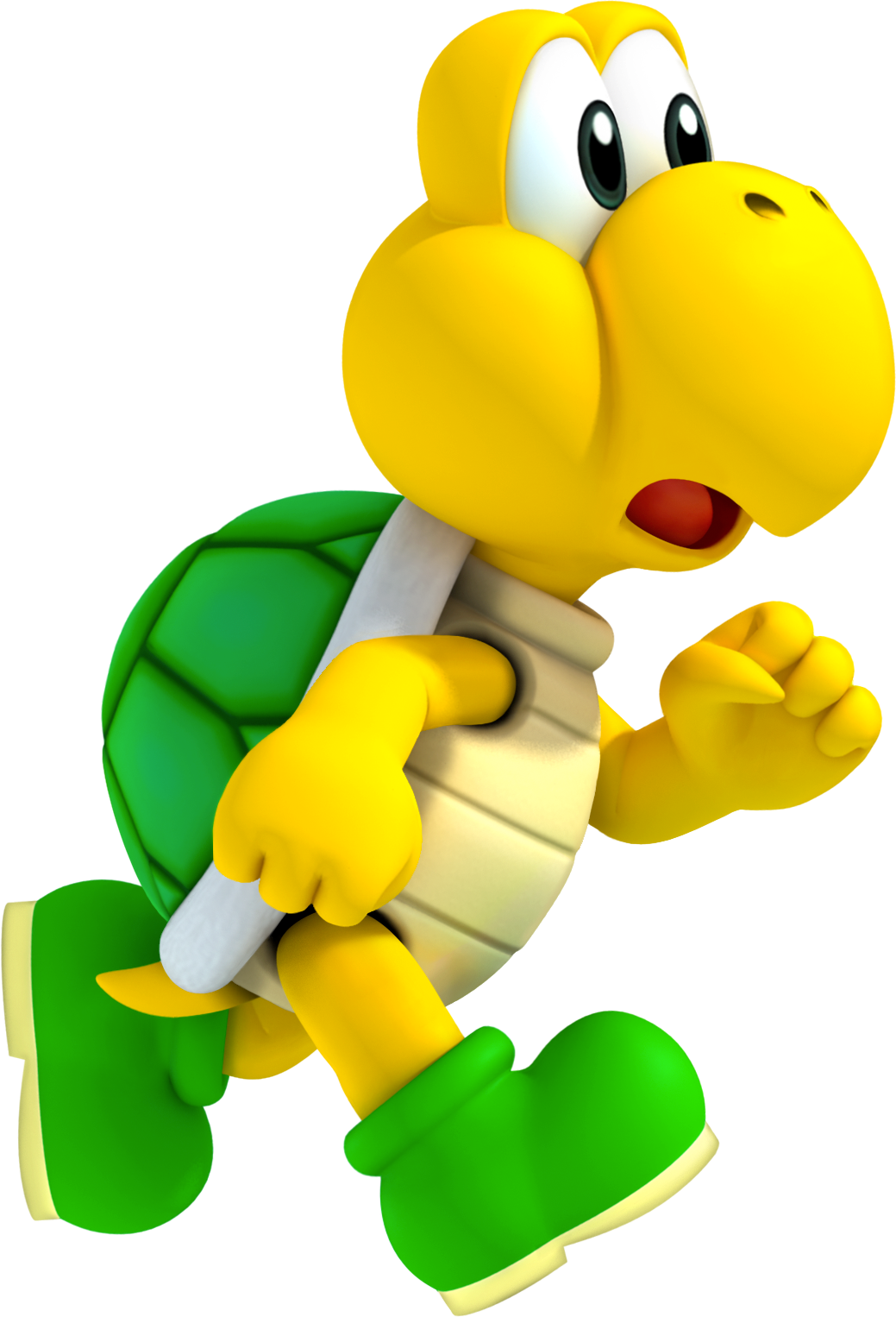 Super Mario Clipart Italian - Koopa Troopa (1039x1526), Png Download