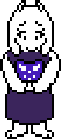 Toriel From Undertale - Undertale Pixel Toriel (400x630), Png Download