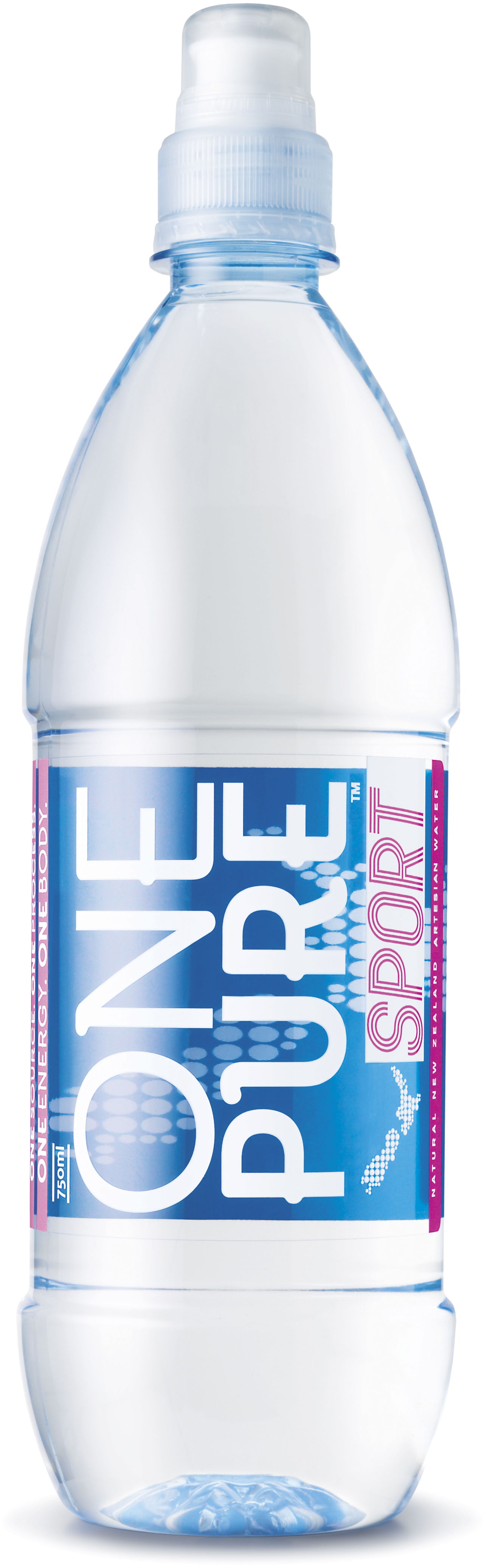 One Pure Still Artesian Water 12 X 750ml Sport Bottle - One Pure Mineral Water Sport 750ml Per Bottle (2953x5315), Png Download