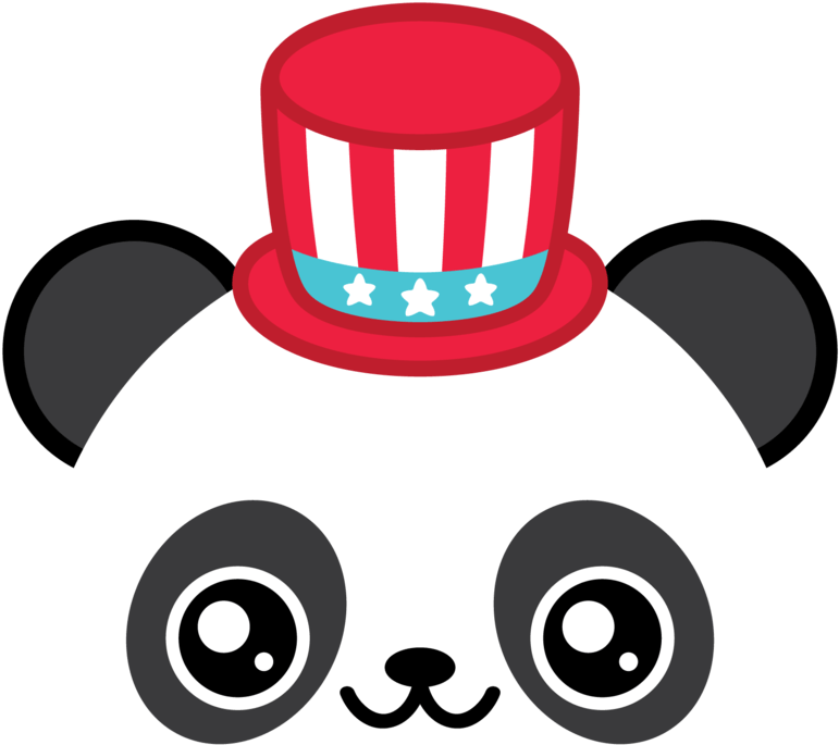 American Panda - Giant Panda (854x805), Png Download