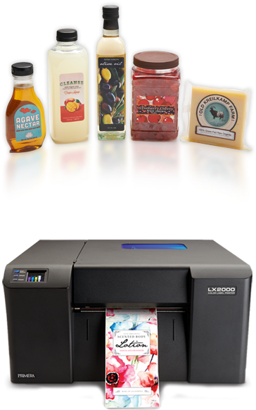 Previous - Primera Lx2000e Color Inkjet Label Printer - Wireless (400x800), Png Download