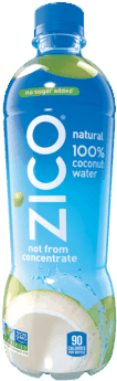 Zico® Coconut Water - Zico Coconut Water (348x348), Png Download