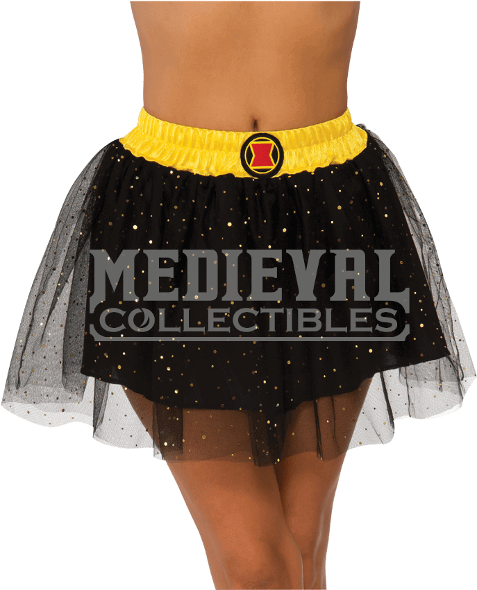 Adult Black Widow Tutu Skirt - Disfraz Viuda Negra Tutu (850x850), Png Download