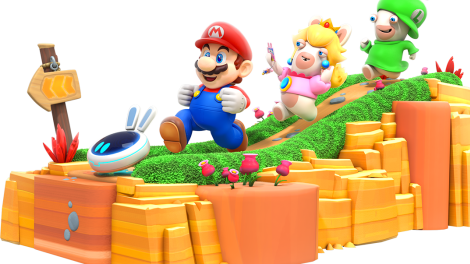Mario Rabbids Kingdom Battle (470x264), Png Download