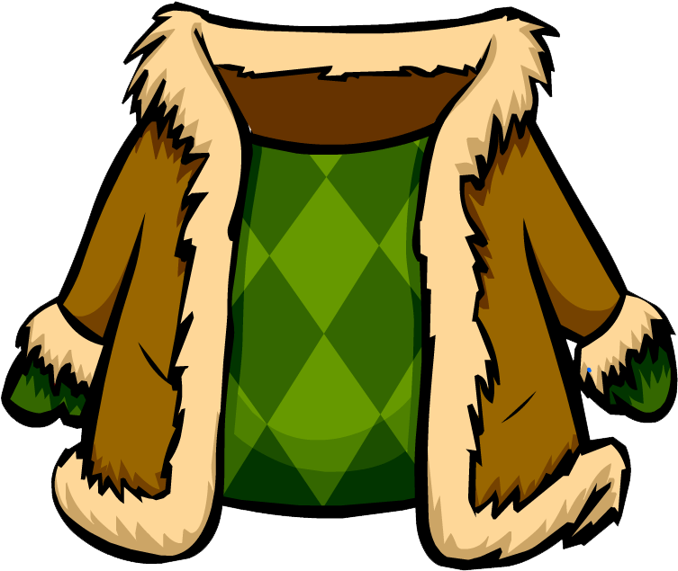 Green Suede Jacket Clothing Icon Id 232 - Club Penguin Jacket (773x652), Png Download