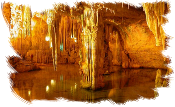 12 Grotte Di Castellana Hotel 2 Mari - Neptune's Grotto (559x342), Png Download