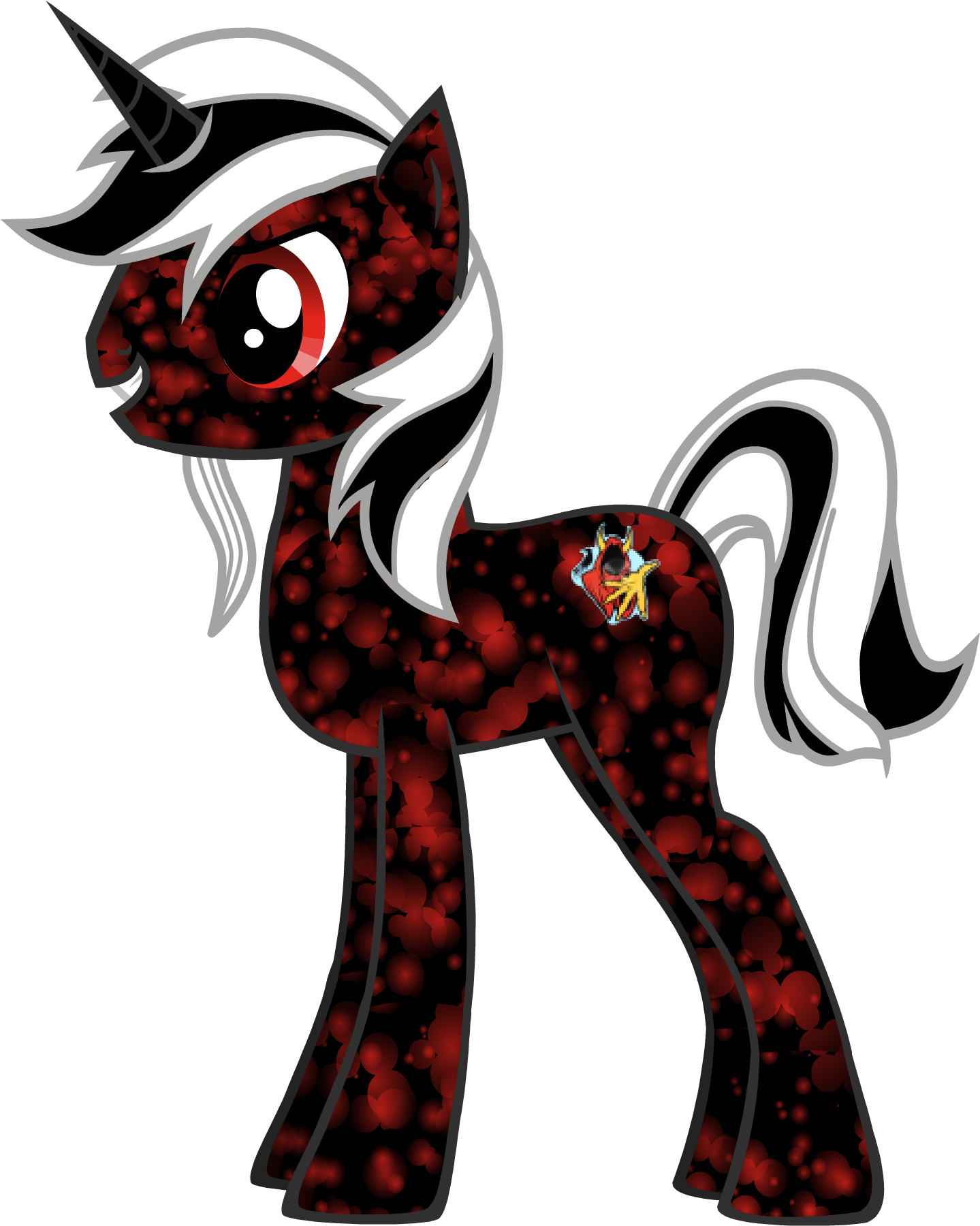 Hello Fellow Juggabronies This Is Wicked Haunt, My - Cartoon (1461x1838), Png Download