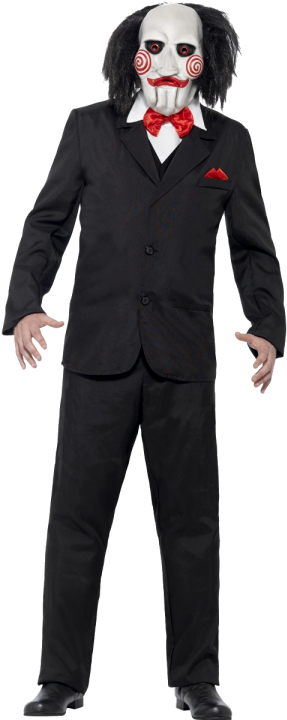 Saw Costume And Mask - Jigsaw Costume Male (540x720), Png Download