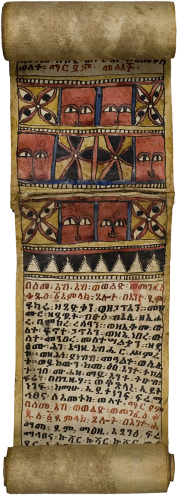 Magic Or Healing Scrolls Usually Take The Form Of Long, - Art (250x698), Png Download