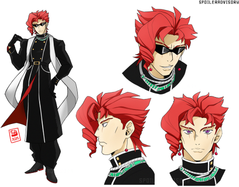 Can't Wait To See Kakyoin In Part 4 ∠ξ - Jojo's Bizarre Adventure Kakyoin Part 4 (500x389), Png Download