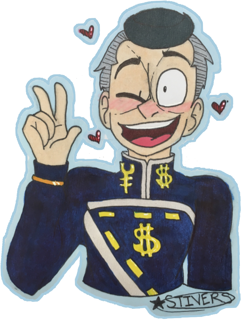 Jjba Art Discord Okuyasu Nijimura Kakyoin Noriaki Noriaki (877x1135), Png Download