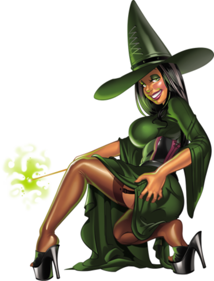 Halloween Sexy Witch - Sexy Halloween Witch Png (700x918), Png Download