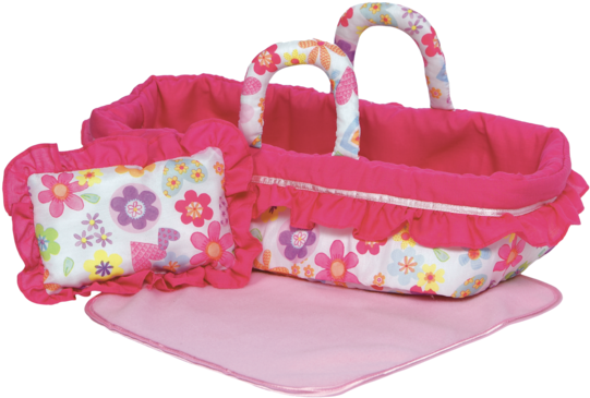Baby Doll Bed - Baby Doll And Accessories (550x802), Png Download