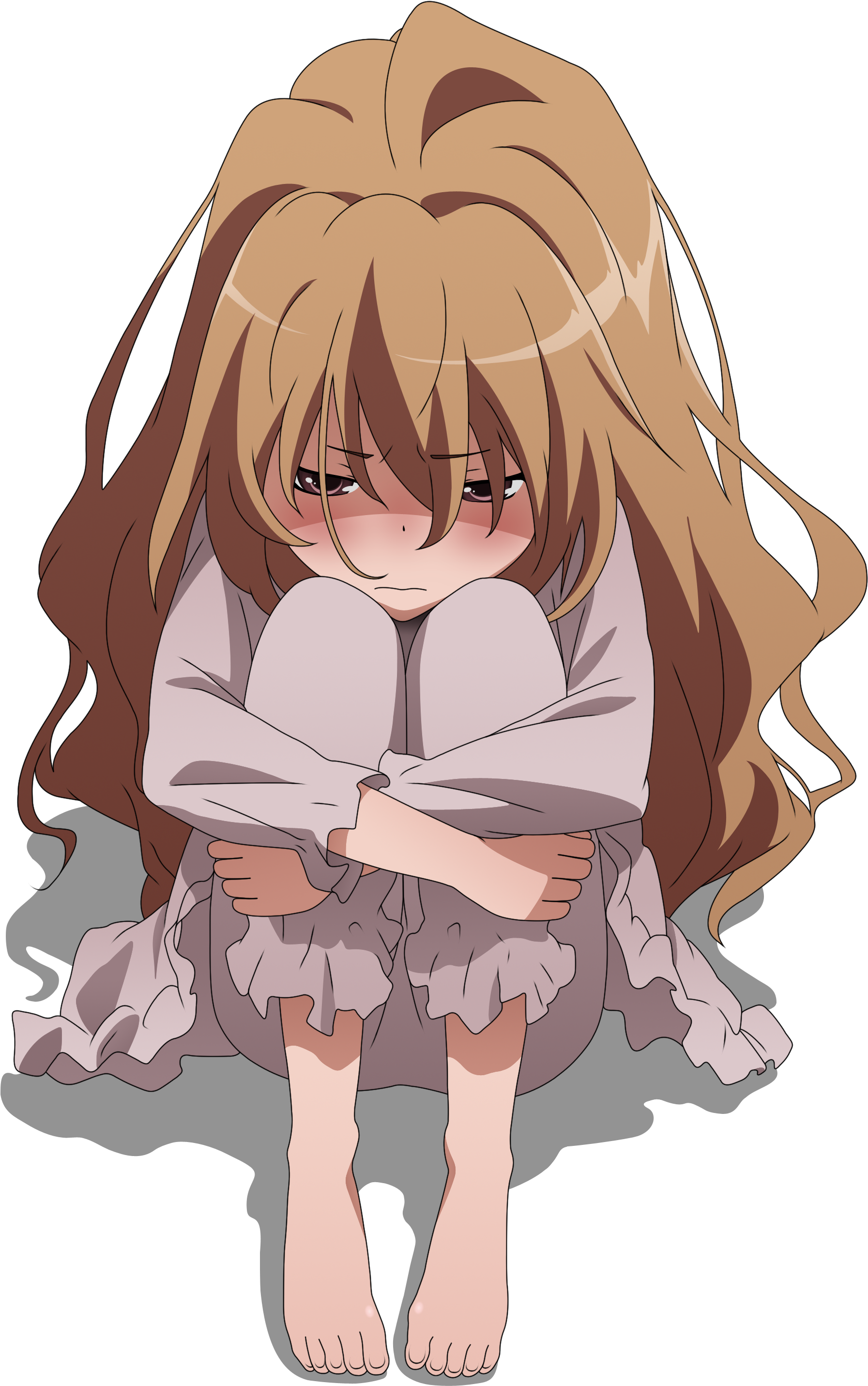 Download Png - Anime Girl Hate Herself (2600x3031), Png Download