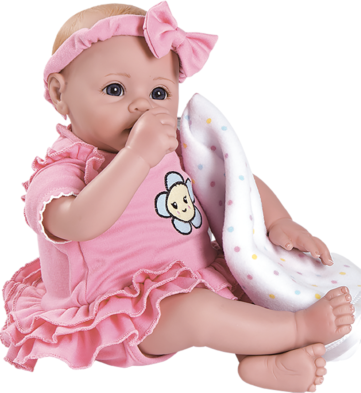 Adora Lifelike Baby Doll Baby Time Pink - Adora: Babytime Baby - Pink (1225x1788), Png Download
