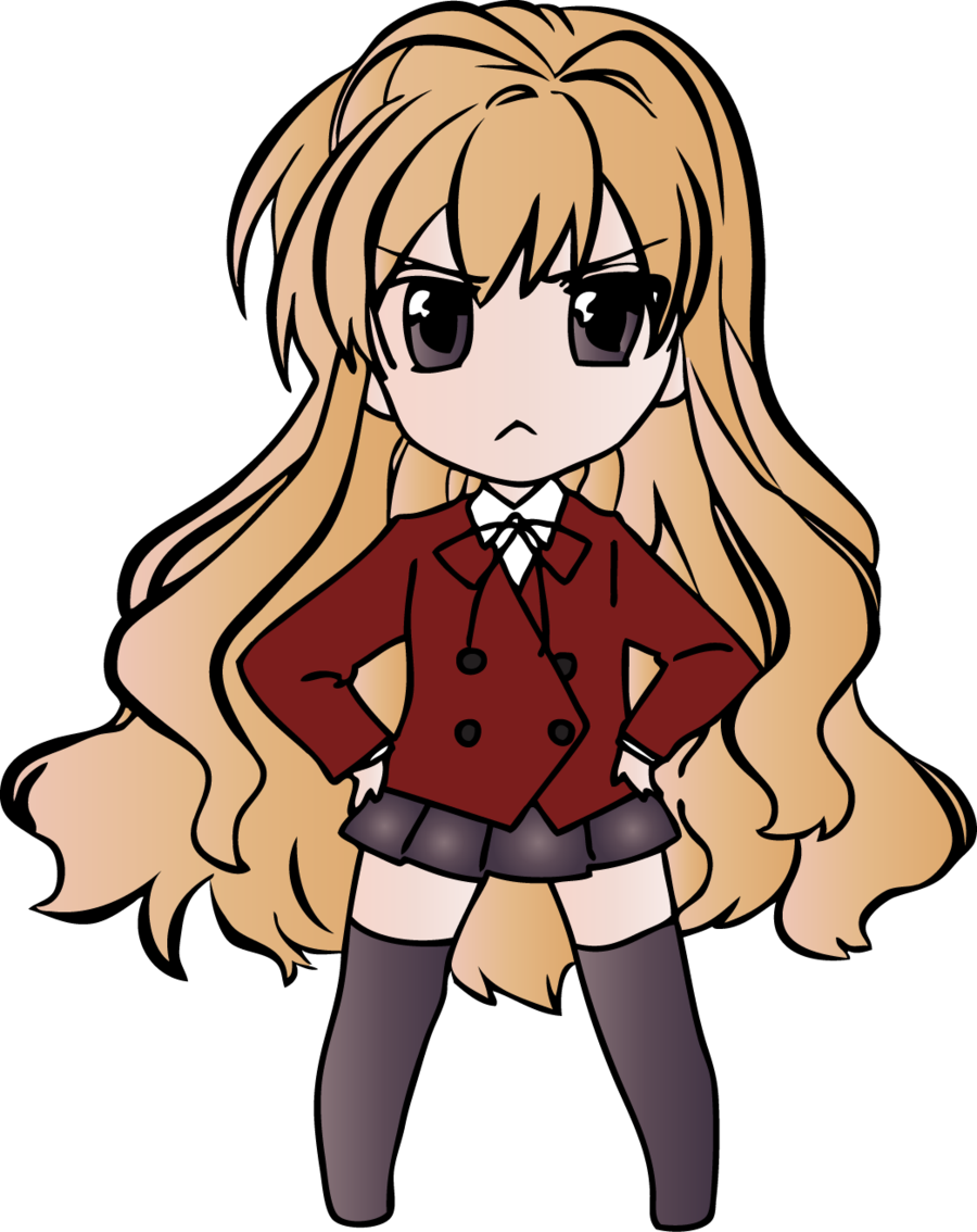 Iamyourenemy Images Taiga Hd Wallpaper And Background - Student Anime Girl Chibi (900x1134), Png Download