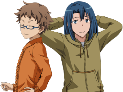 Uu2ndal - Toradora Haruta And Noto (420x300), Png Download