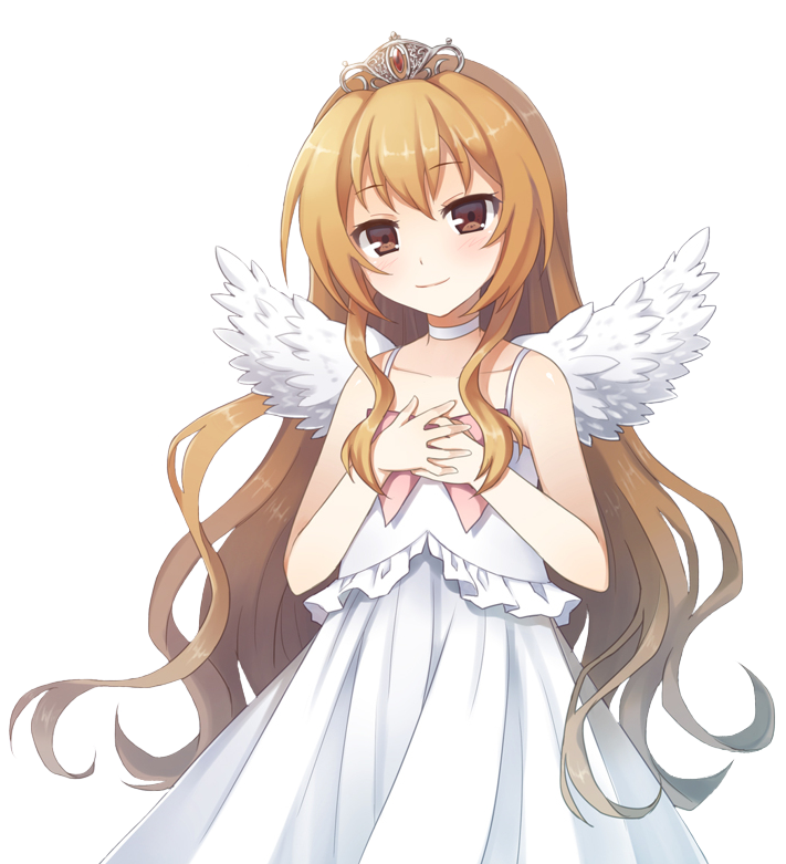 Toradora Taiga Taigaaisaka Kawaii Anime Mangafreetoedit - Taiga Angel (711x781), Png Download