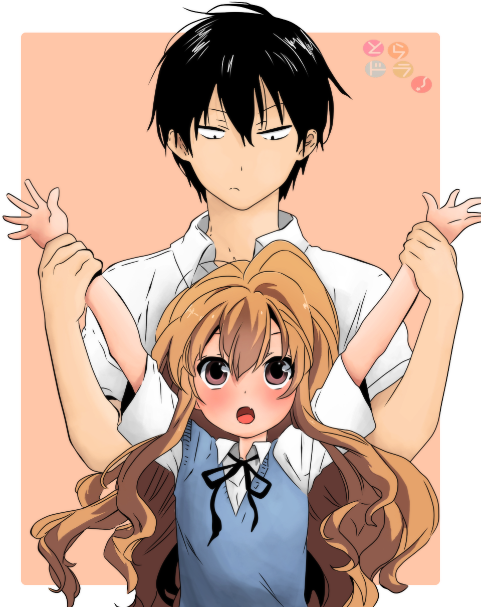 View Samegoogleiqdbsaucenao 63757531 P0 , - Anime Taiga And Ryuuji (1000x1210), Png Download