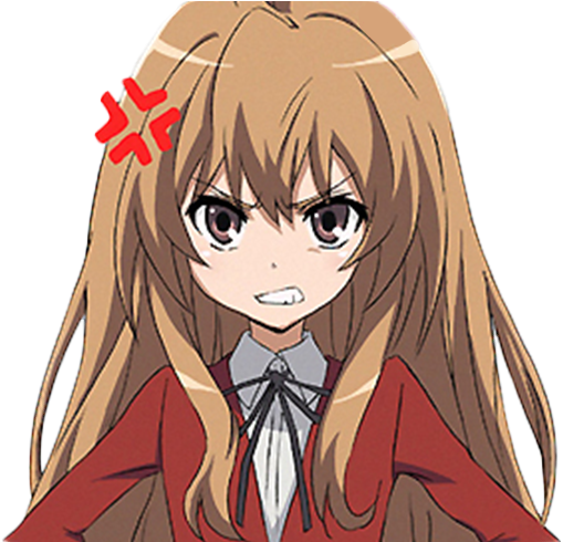 Lien Direct, 2017/52/2/1514306787 Taiga 10 Mad - Toradora Aisaka Taiga (622x489), Png Download