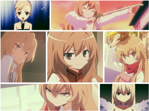 7) Taiga Aisaka (toradora ) - Toradora Taiga (500x375), Png Download