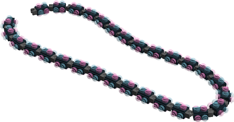 Bling Bling Necklace - Bead (1360x719), Png Download